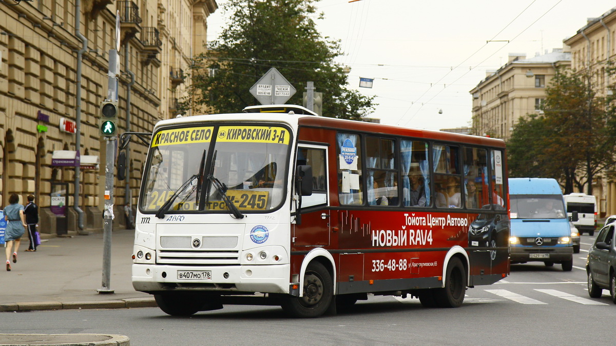 Санкт-Петербург, ПАЗ-320412-05 № 7772