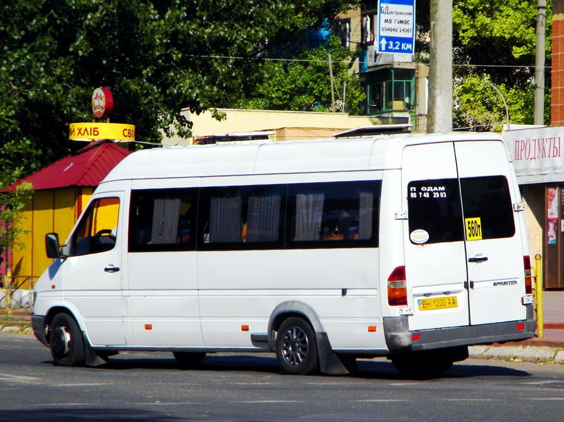 Odessa region, Mercedes-Benz Sprinter W904 412D # BH 1200 AA