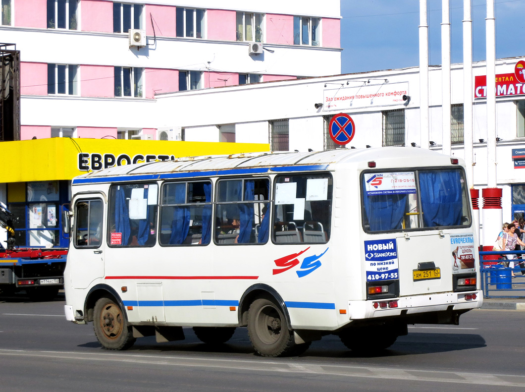 Нижегородская область, ПАЗ-32054 № АМ 251 52