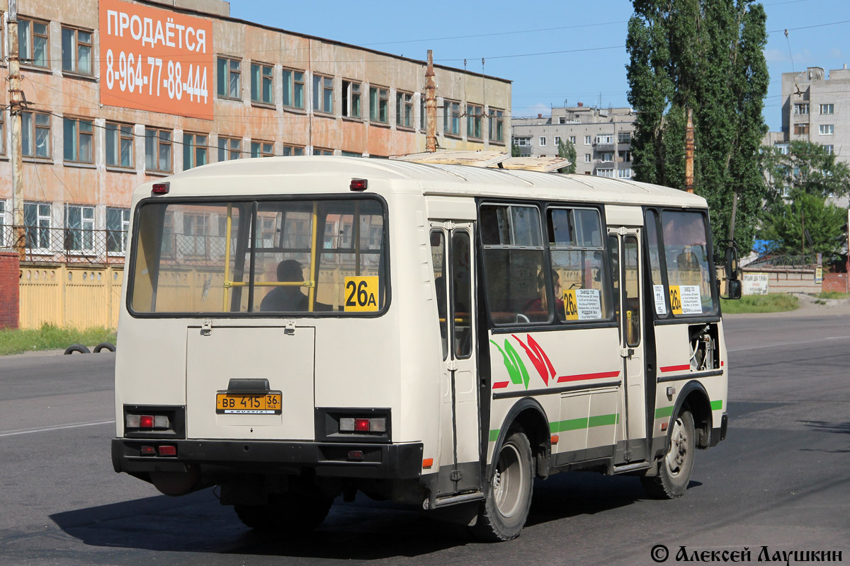 Воронежская область, ПАЗ-32054 № ВВ 415 36