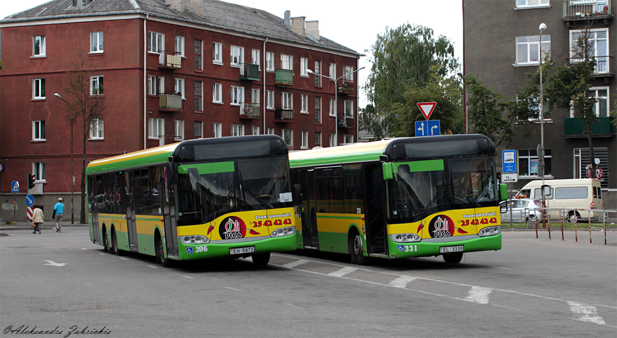 Латвия, Solaris Urbino I 15 № 306