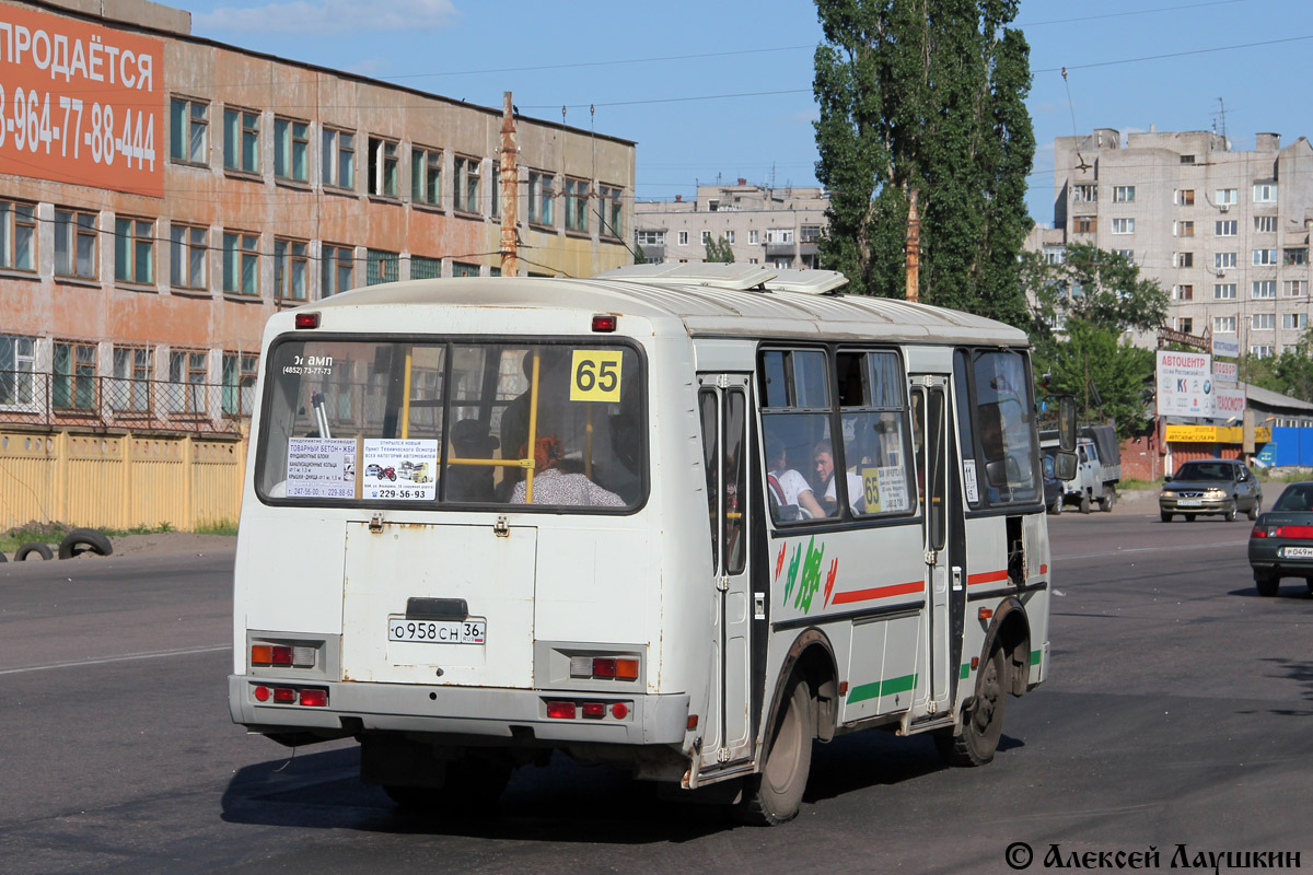 Воронежская область, ПАЗ-32054 № О 958 СН 36