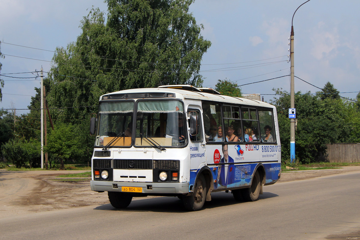 Нижегородская область, ПАЗ-32054 № АО 804 52