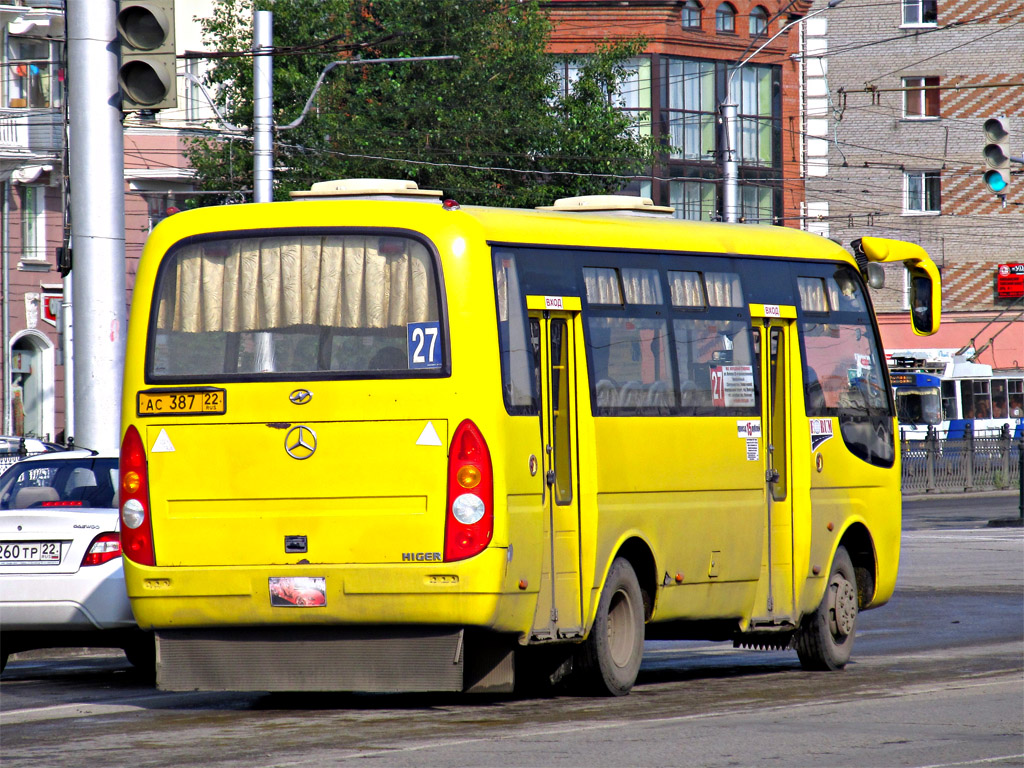 Алтайский край, Higer KLQ6728G № АС 387 22