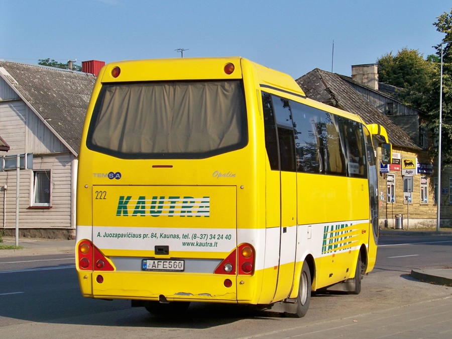 Lietuva, TEMSA Opalin 7.6 Nr. 222