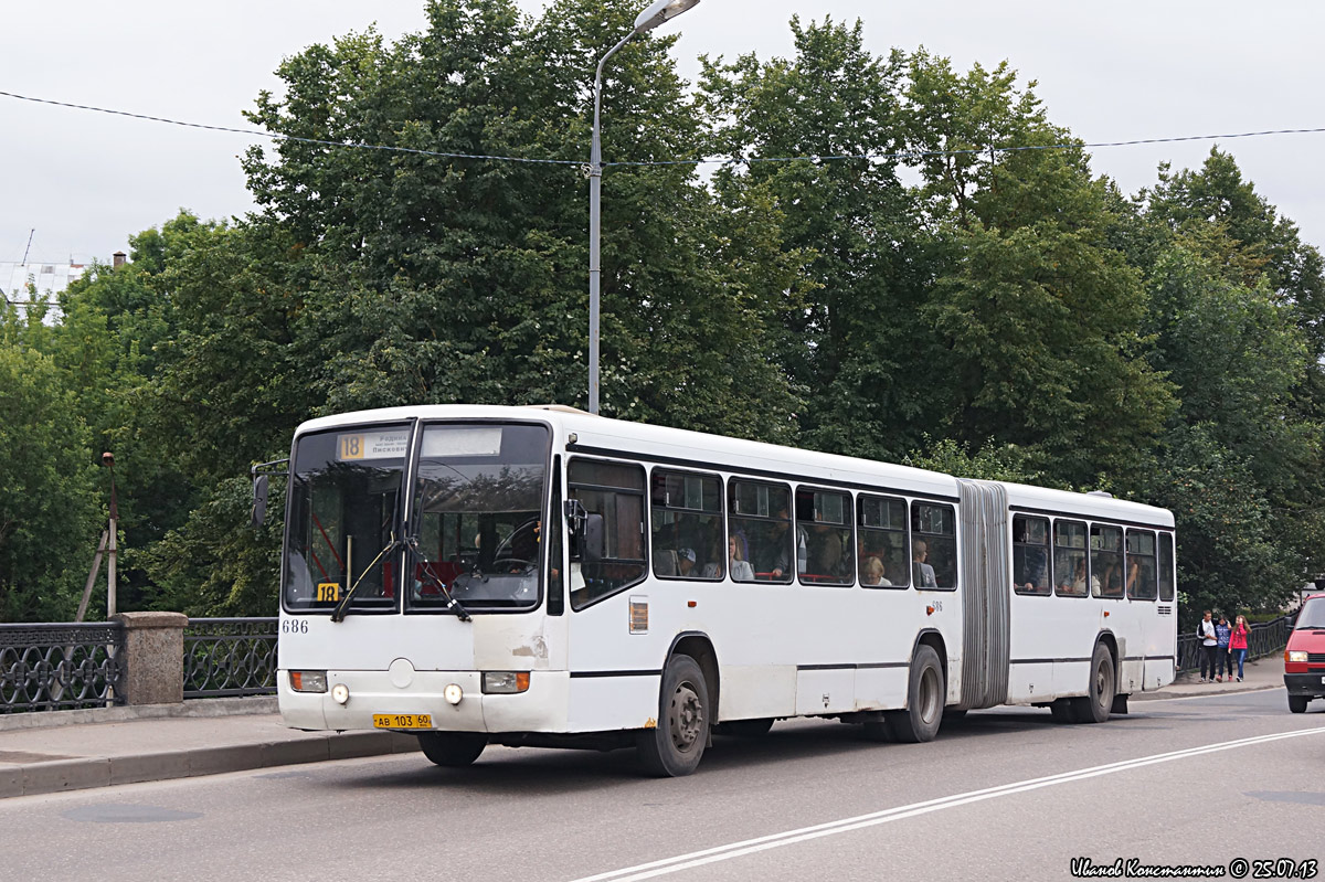 Псковская область, Mercedes-Benz O345G № 686