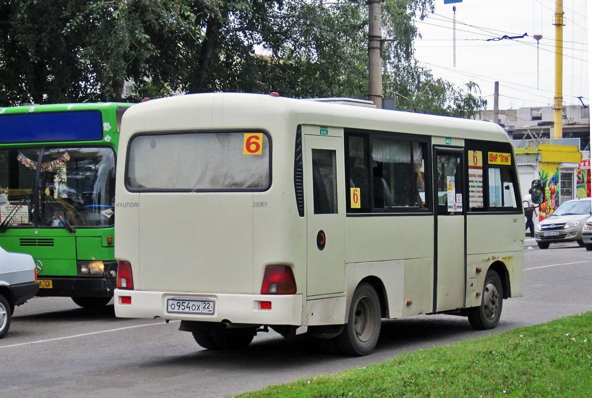 Алтайский край, Hyundai County SWB (РЗГА) № О 954 ОХ 22