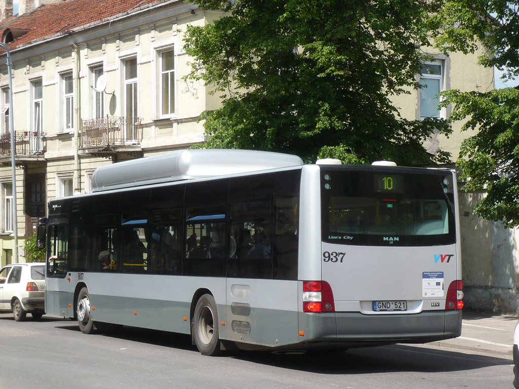 Литва, MAN A21 Lion's City NL273 CNG № 937