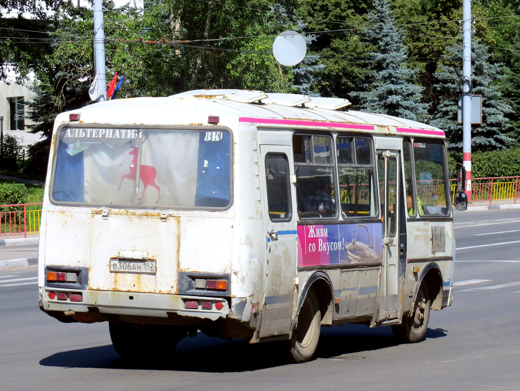 Нижегородская область, ПАЗ-32053 № В 306 АН 152