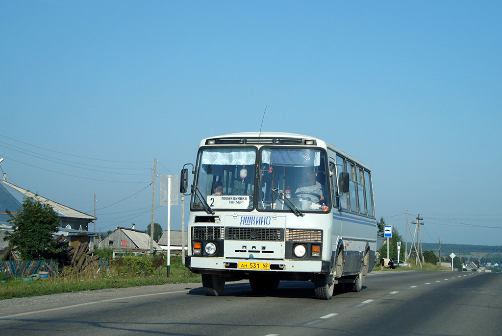 Кемеровская область - Кузбасс, ПАЗ-32053 № АН 531 42