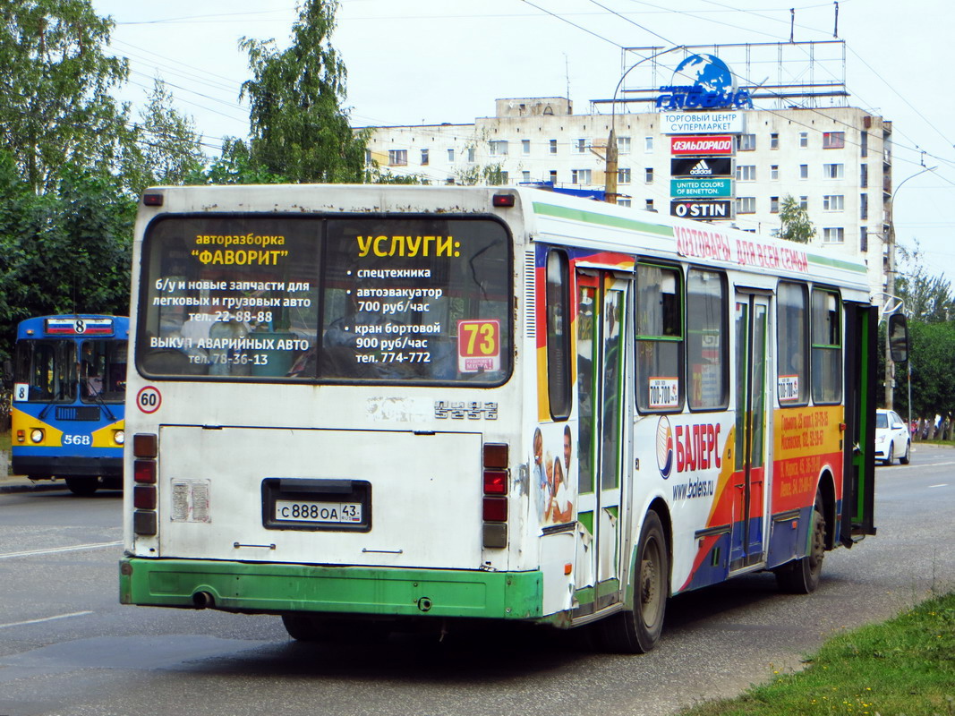 Кировская область, ЛиАЗ-5256.25 № С 888 ОА 43