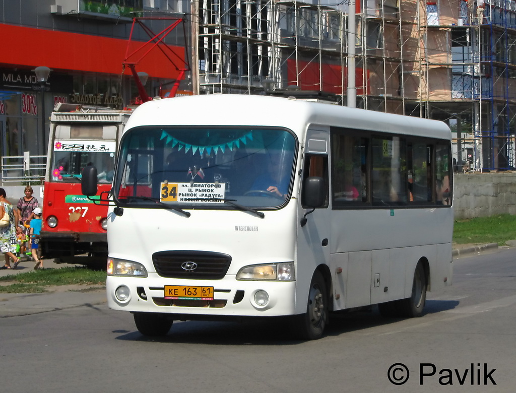 Ростовская область, Hyundai County LWB C09 (ТагАЗ) № КЕ 163 61