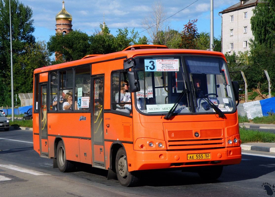 Нижегородская область, ПАЗ-320402-05 № АЕ 555 52