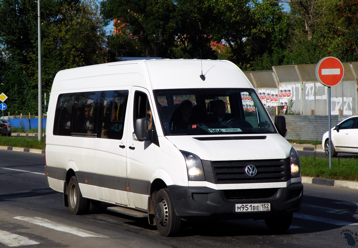 Nizhegorodskaya region, Luidor-22370D (Volkswagen Crafter) Nr. М 951 ВЕ 152