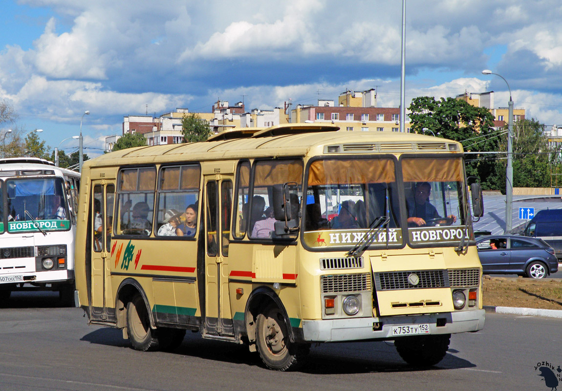 Nizhegorodskaya region, PAZ-32054 č. К 753 ТУ 152