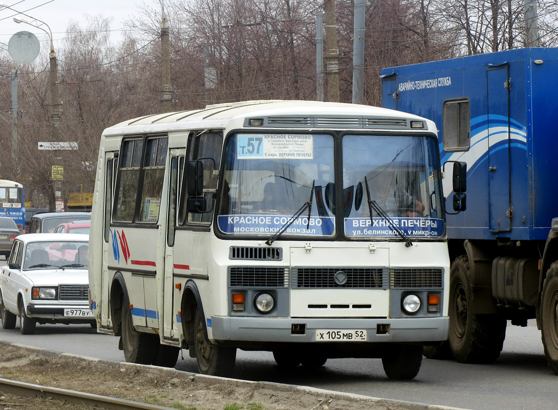 Нижегородская область, ПАЗ-32054 № Х 105 МВ 52