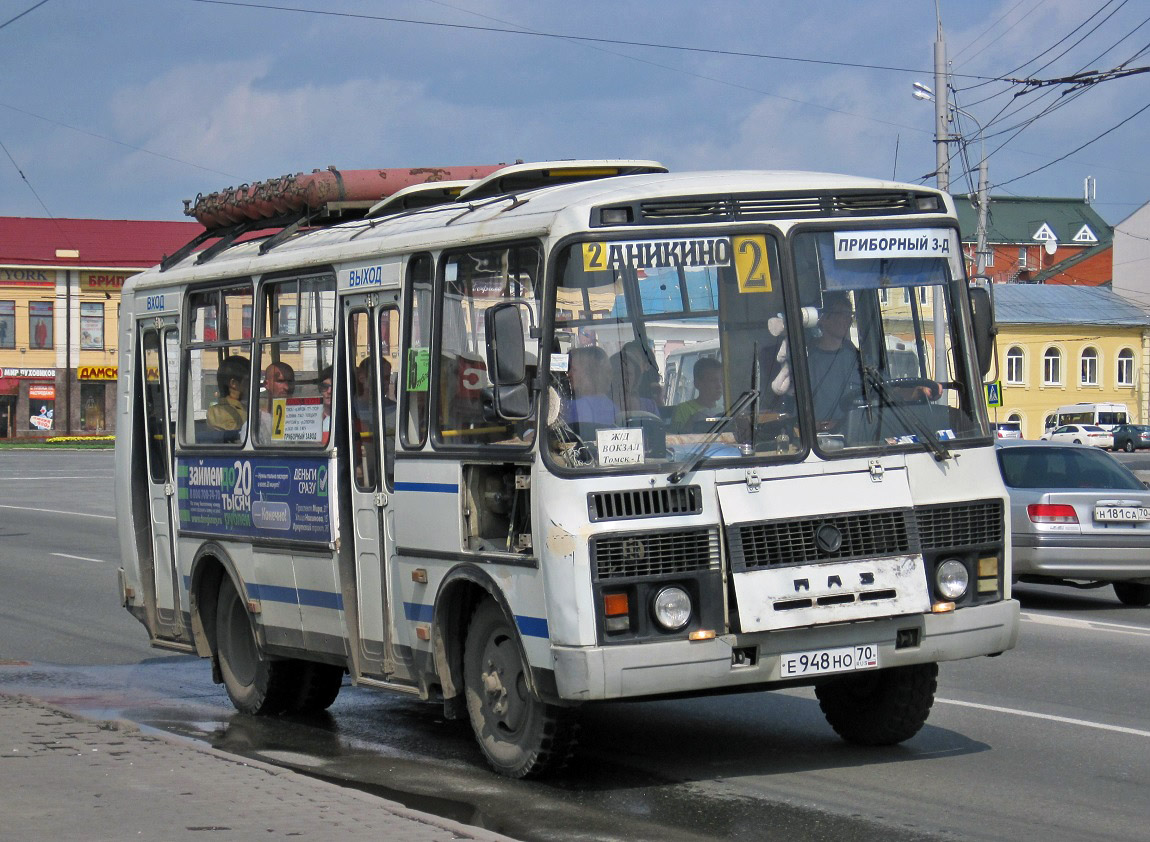 Томская область, ПАЗ-32054 № Е 948 НО 70