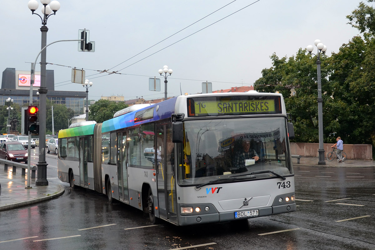 Литва, Volvo 7700A № 743