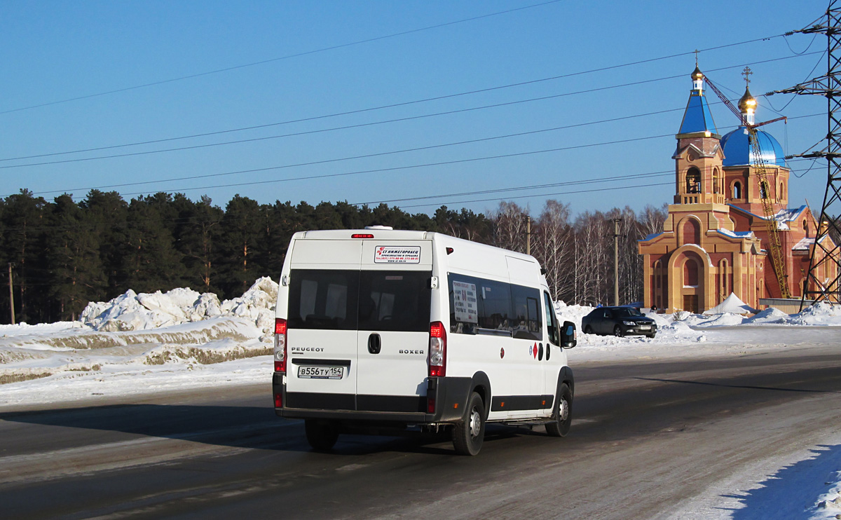 Новосибирская область, Нижегородец-2227SK (Peugeot Boxer) № В 556 ТУ 154