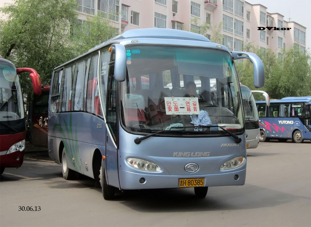 Китай, King Long XMQ6770E1 № 吉H 80385