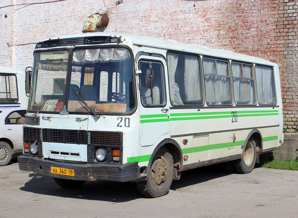 Амурская область, ПАЗ-3205-110-50 № 20