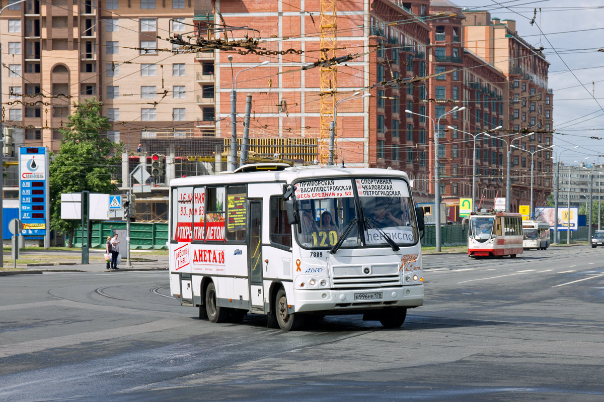 Санкт-Петербург, ПАЗ-320402-05 № 7889