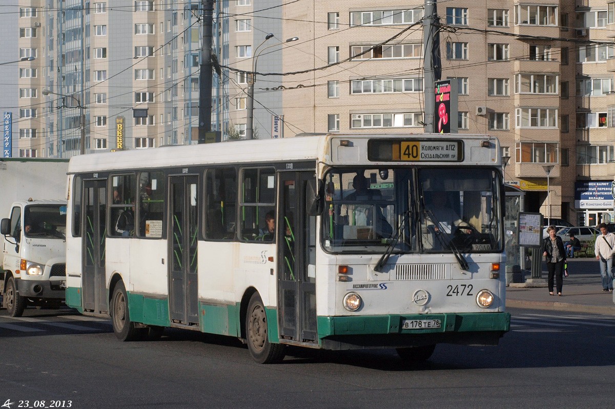 Санкт-Петербург, ЛиАЗ-5256.25 № 2472