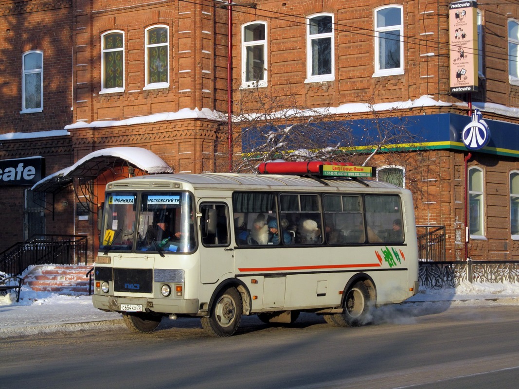 Томская область, ПАЗ-32054 № С 654 КХ 70