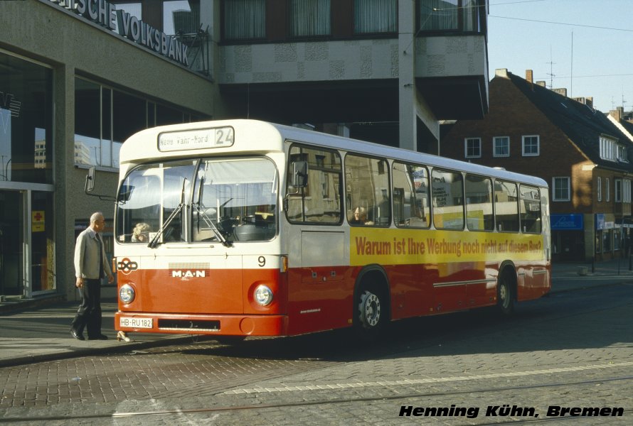 Bremen, MAN 192 SL200 # 9