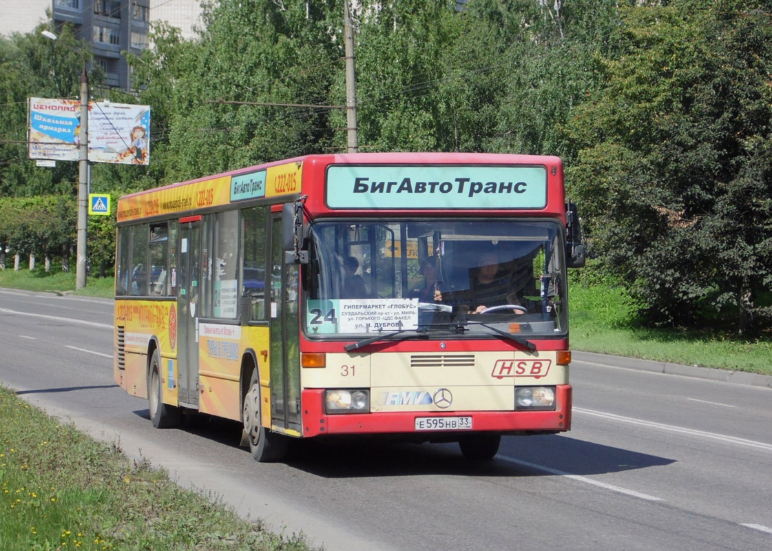 Владимирская область, Mercedes-Benz O405N2 № Е 595 НВ 33