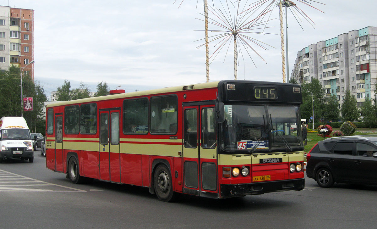 Ханты-Мансийский АО, Scania CN112CL № АХ 738 86