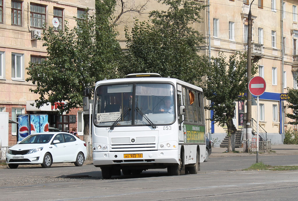 Нижегородская область, ПАЗ-320402-05 № 053