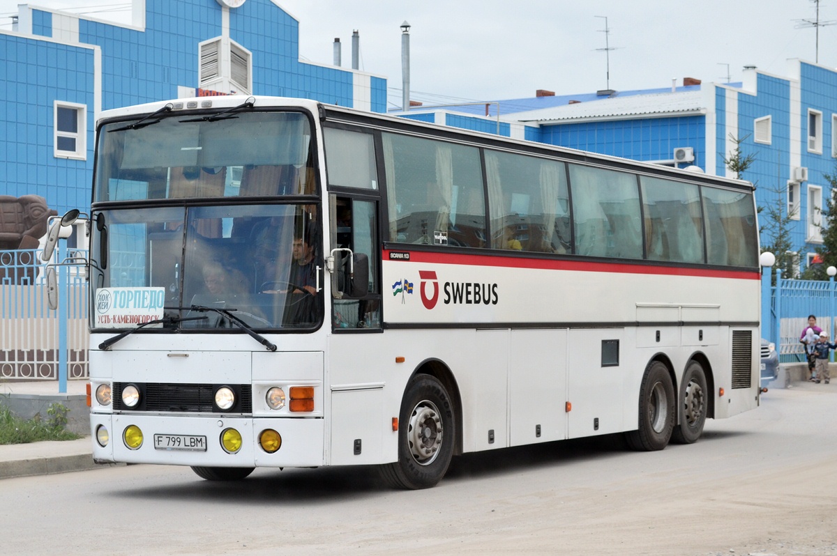 East Kazakhstan province, Van Hool T8 Alizée 360 # F 799 LBM