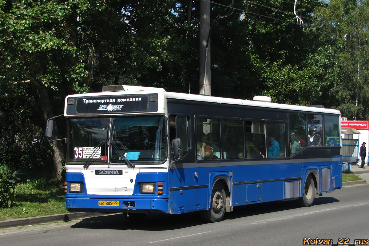 Алтайский край, Scania CN113CLL MaxCi № АО 885 22