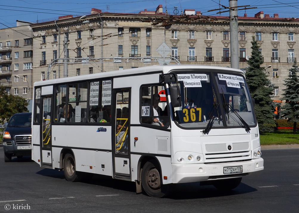 Санкт-Петербург, ПАЗ-320402-05 № 3016