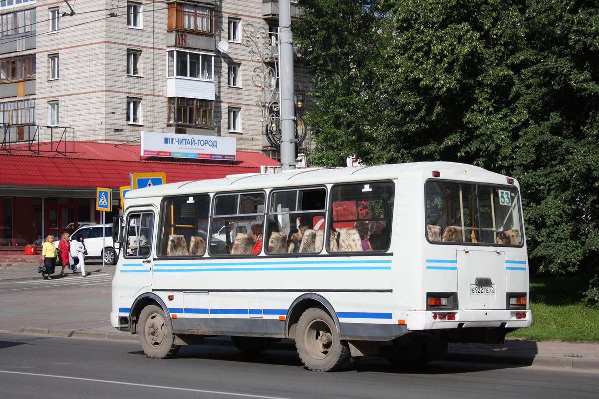 Томская область, ПАЗ-32053 № Е 922 ТЕ 70