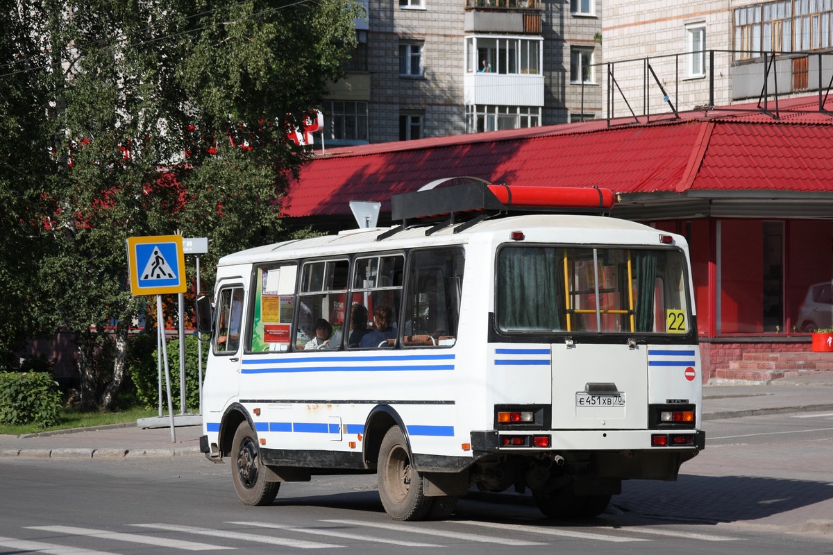 Томская вобласць, ПАЗ-32054 № Е 451 ХВ 70