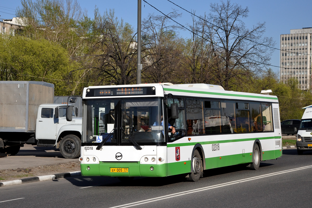 Москва, ЛиАЗ-5292.21 № 02318