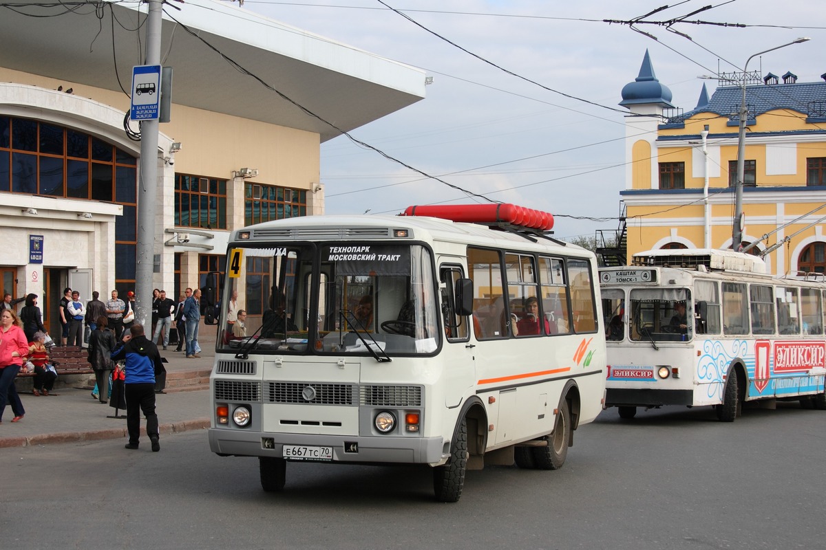 Томская область, ПАЗ-32054 № Е 667 ТС 70