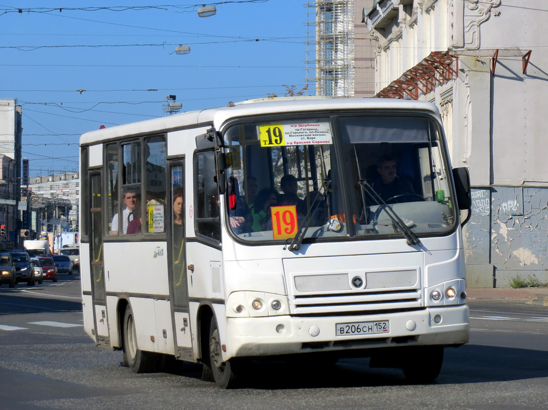 Нижегородская область, ПАЗ-320402-03 № В 206 СН 152