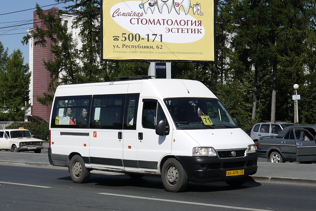 Тюменская область, FIAT Ducato 244 CSMMC-RLL, -RTL № АН 414 72