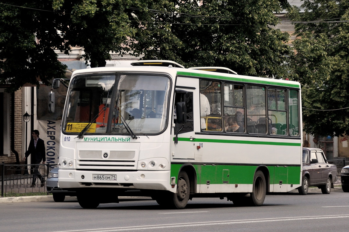 Тульская область, ПАЗ-320402-03 № 610