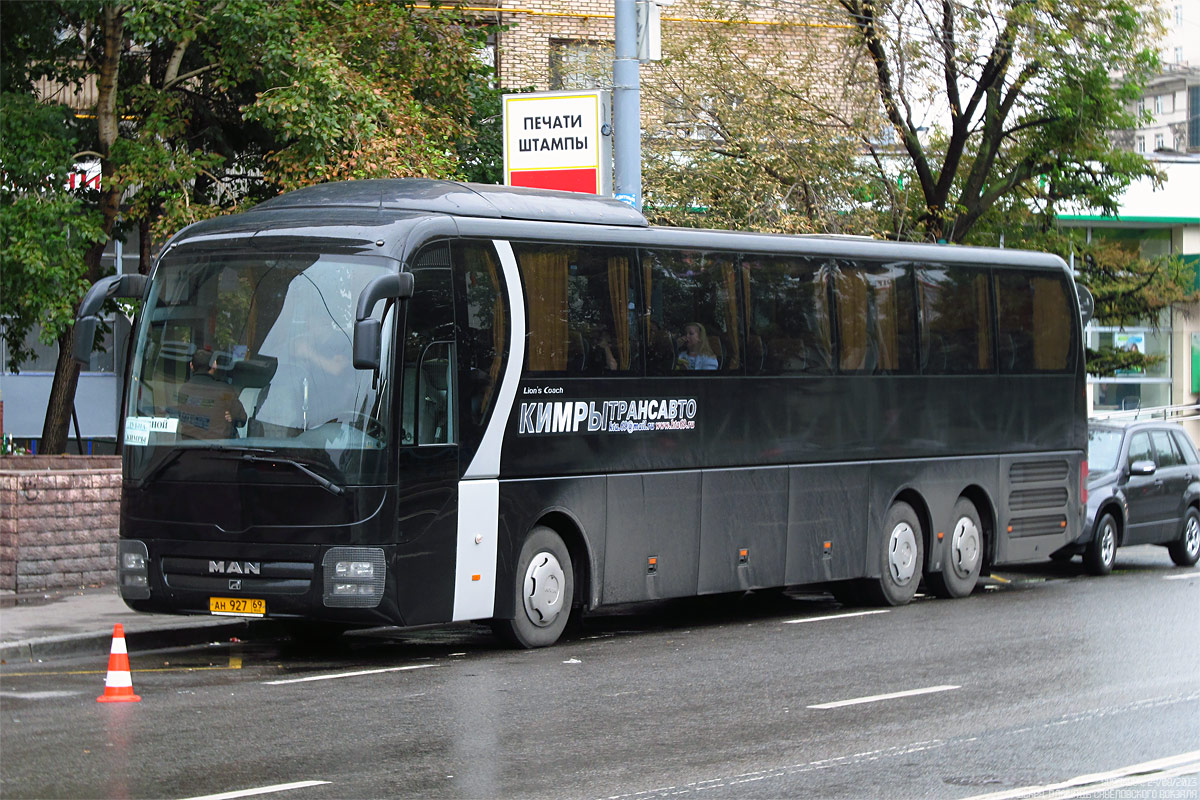 Тверская область, MAN R08 Lion's Coach L RHC444 L № АН 927 69