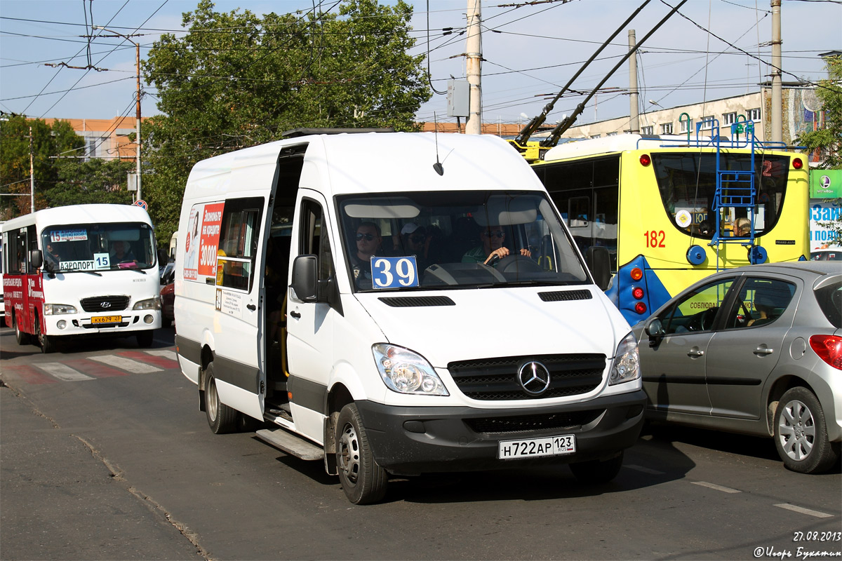 Краснодарский край, Луидор-22360C (MB Sprinter) № Н 722 АР 123