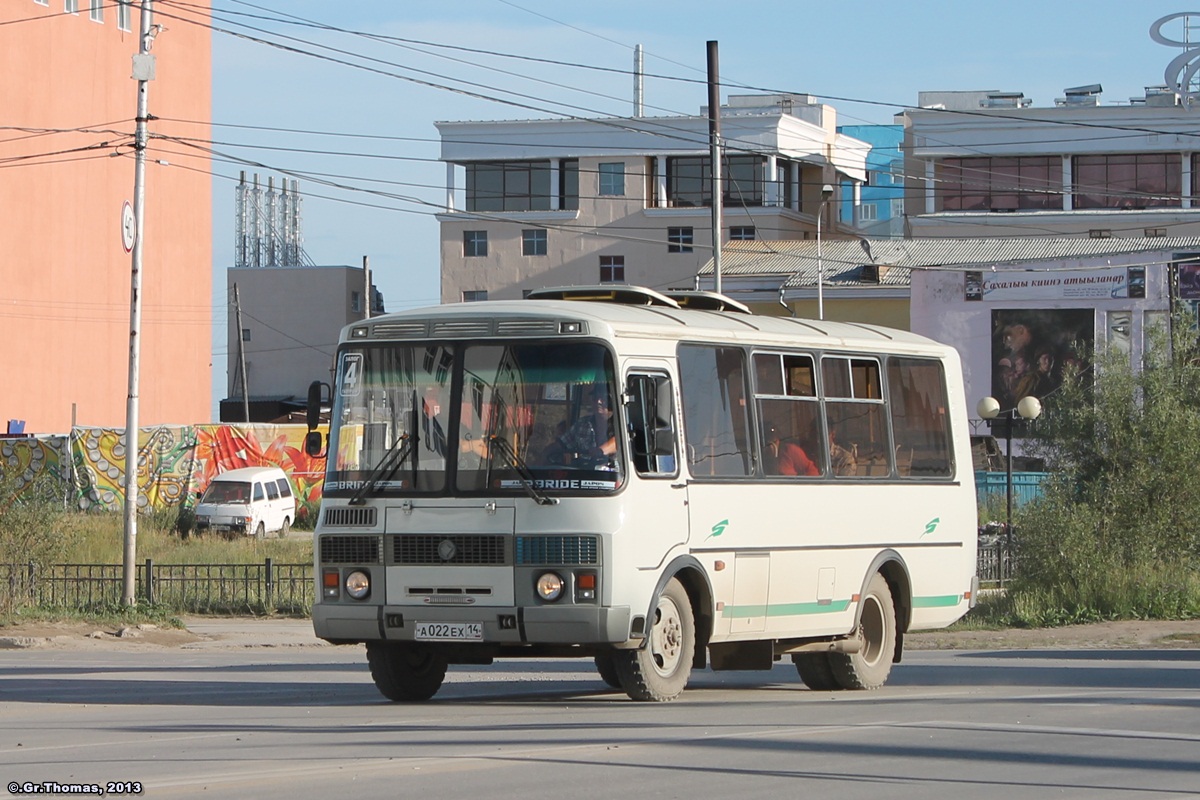 Саха (Якутия), ПАЗ-32054 № А 022 ЕХ 14