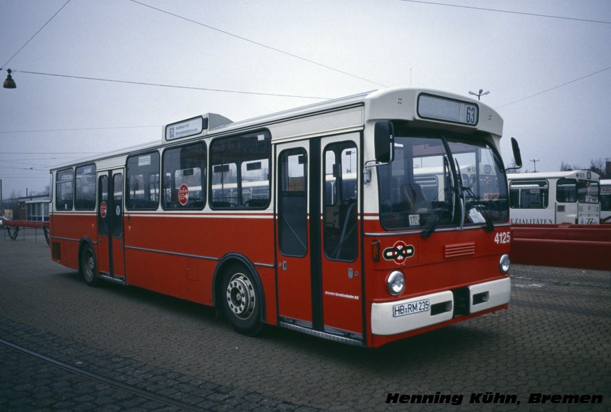 Бремен, Mercedes-Benz O305 № 4125