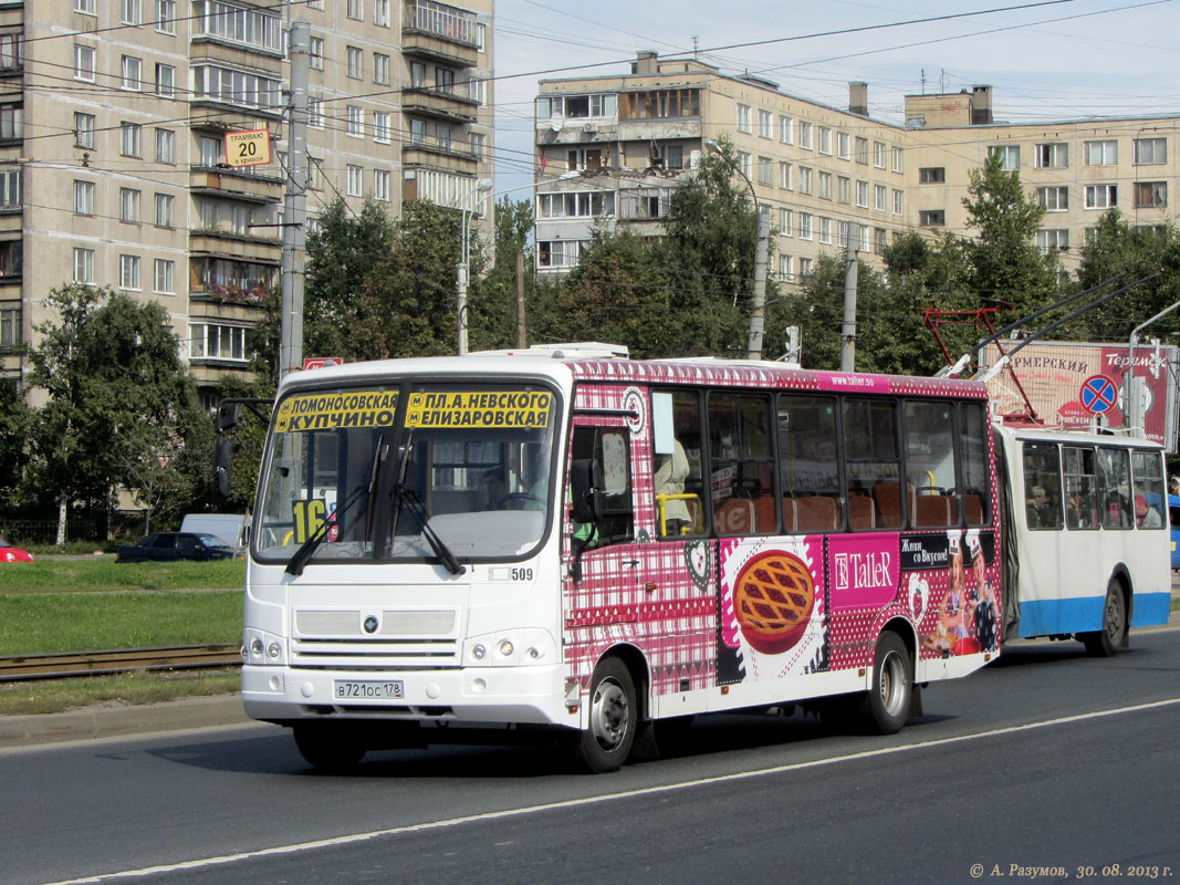 Санкт-Петербург, ПАЗ-320412-04 № 509