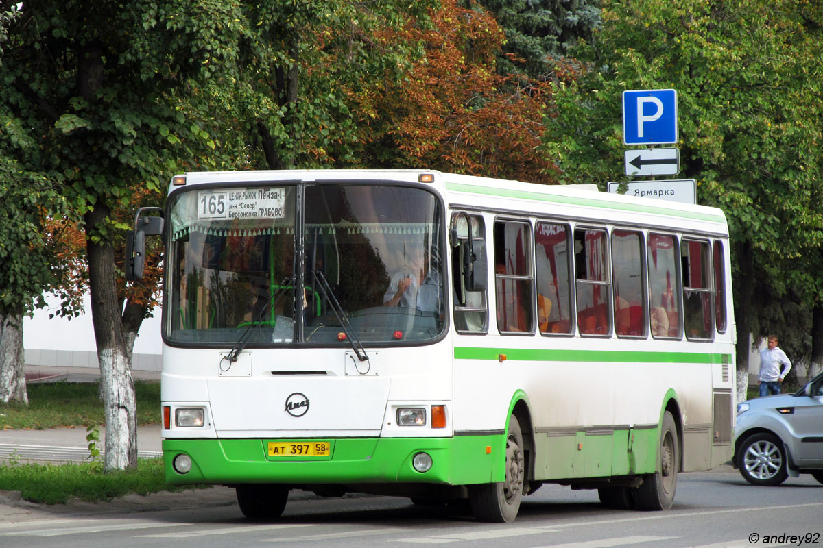 Пензенская область, ЛиАЗ-5256.45-01 № АТ 397 58