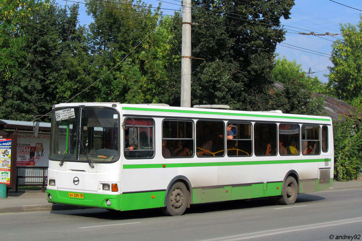 Penza region, LiAZ-5256.45 Nr. АТ 329 58