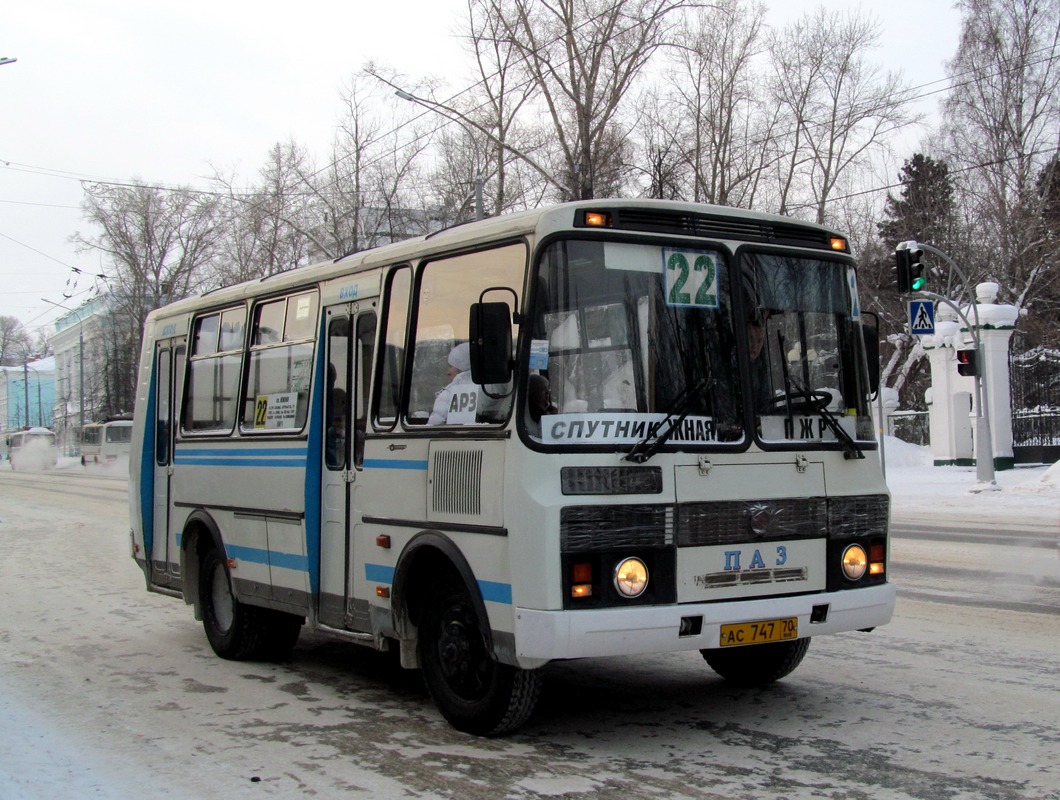 Oblast Tomsk, PAZ-32054 Nr. АС 747 70